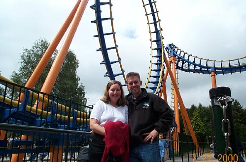 John And Tina Graves At Six Flags Holland