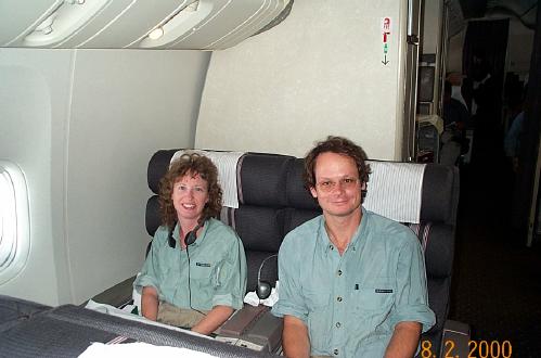 Familiar Surroundings Of A United Airlines 777