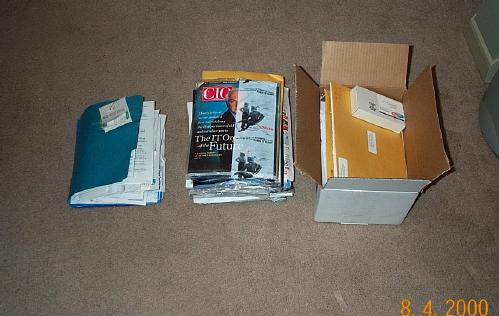 Stacks of 'Important' Mail