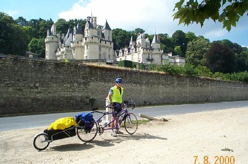 John In Front Of Chateau Usse