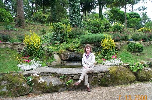 Fountain At Manoir de Kertalg