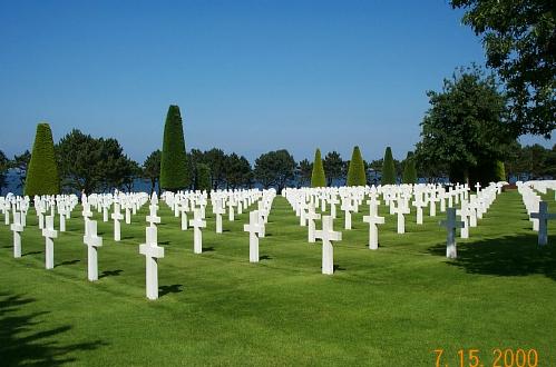 American Cemetary At Omaha Beach