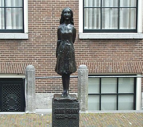 Statue Of Anne Frank