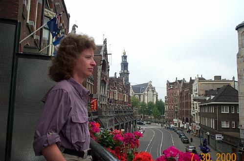 Dorothy On Hotel Balcony