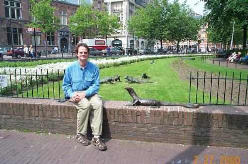 John By Iquana Statues at Leidseplein