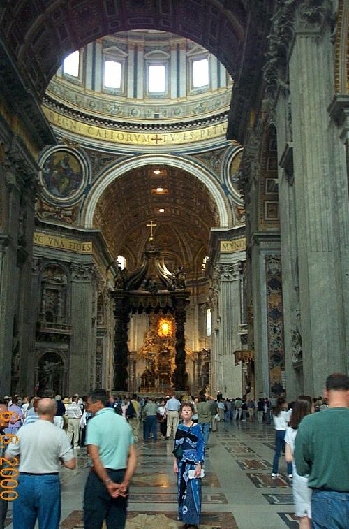 The Nave at St. Peter's Basillica