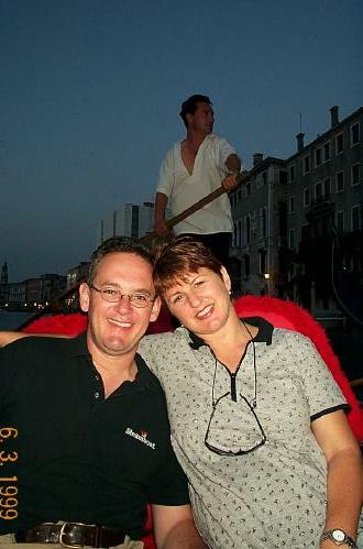 New Friends Daniel and Phoebe in Gondola