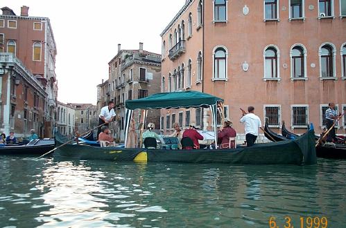 Musicians Gondola for Concert