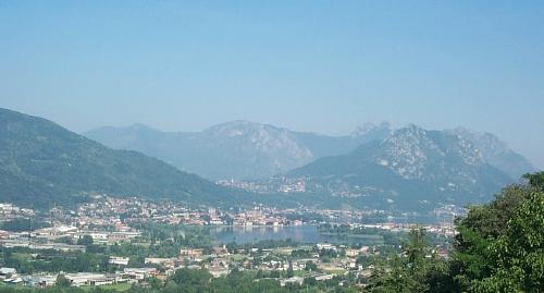 View Of Lecca From Hillside Before A Fun Descent
