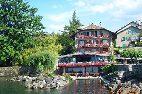 Hotel du Port Viewed From The Lake