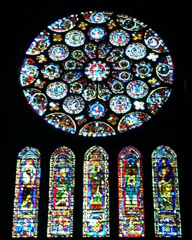 West Rose Window at Chartres