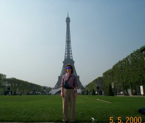 Dorothy at Eiffel Tower