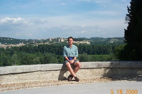 John at Papal Palace in Avignon
